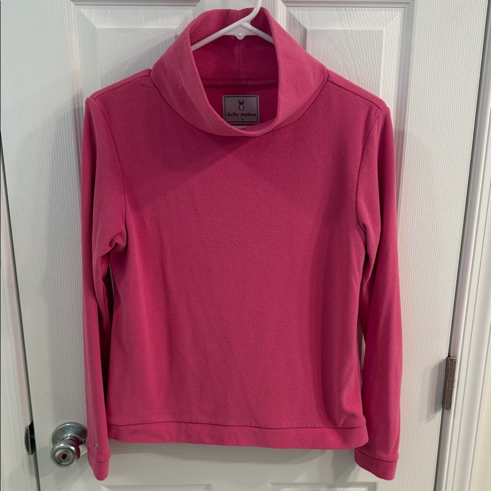 Dudley Stephens Park Slope Terry Turtleneck Sweater - Pink